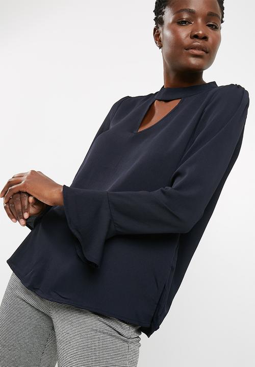 ONLY - Johanna choker blouse