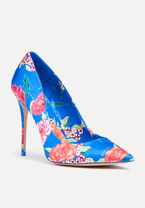 aldo blue heels