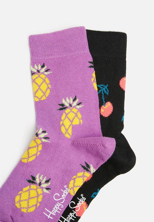 Happy Socks - Kids 2pk cherry socks