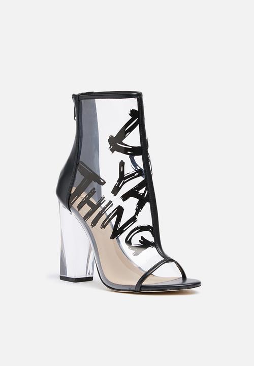 transparent heels aldo