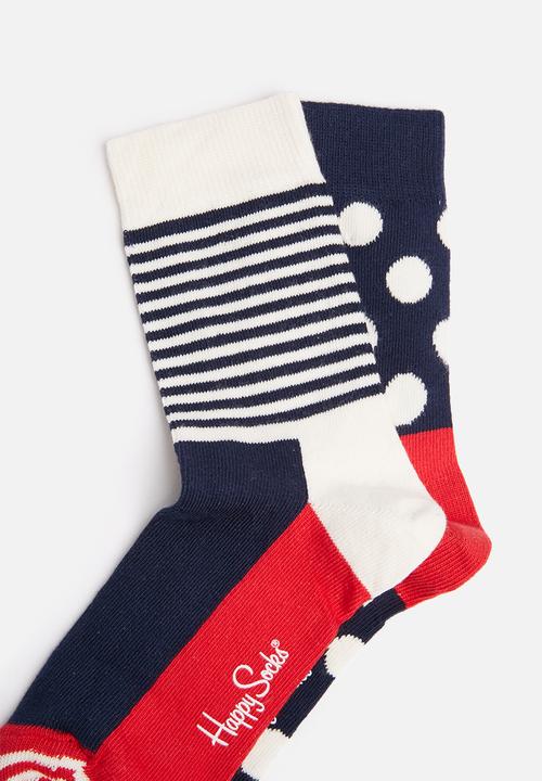 Happy Socks - Kids 2pk big dot socks