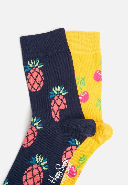 Happy Socks - Kids 2pk cherry socks