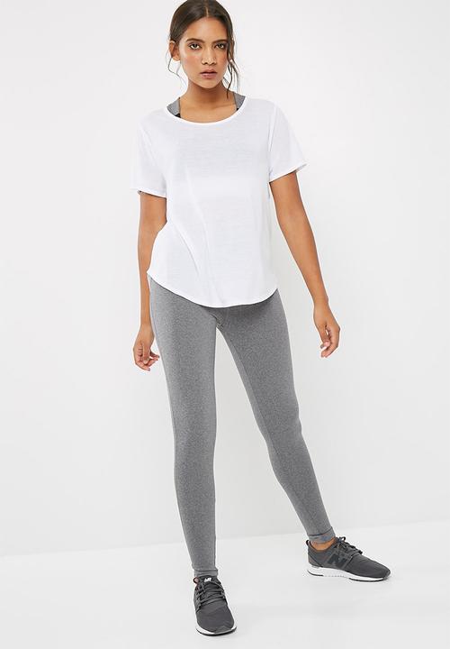 dailyfriday - Solid tee with mesh