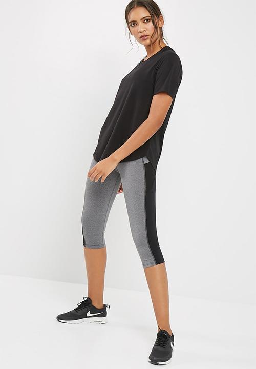 dailyfriday - Solid tee with mesh