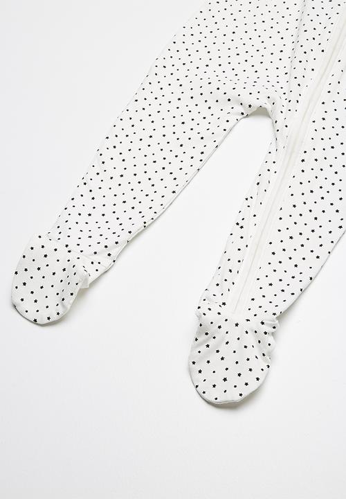 Cotton On - Baby mini zip footed romper