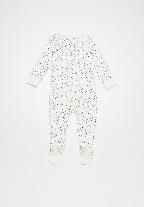 Cotton On - Baby mini zip footed romper