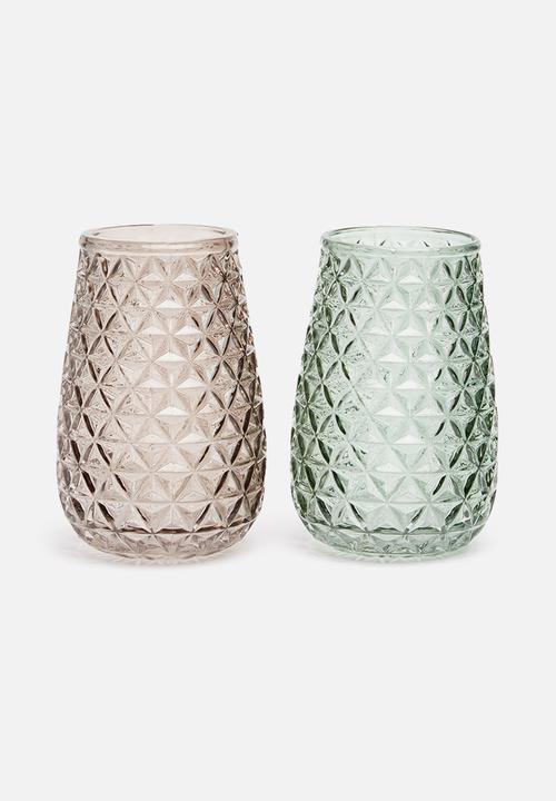 Present Time - Diamond cut vase