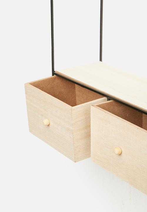 Present Time - House wall cabinet - black 