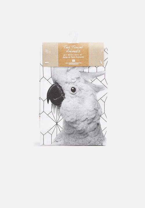 Present Time - Cockatoo tea towel