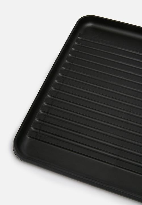 Present Time - Linea dish rack - gold & matt black 