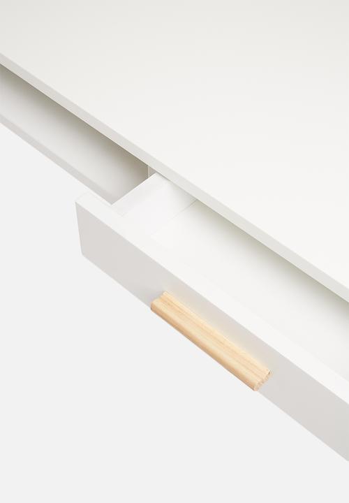 Sixth Floor - Alva desk - white & natural