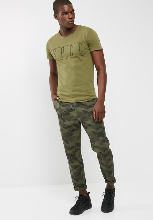 S.P.C.C - SPCC panel raw edge tee