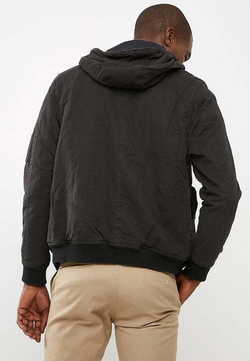 Cotton On - Ma1 hooded bomber jacket