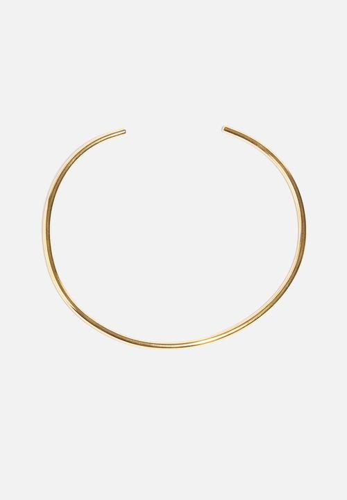 Matter of Fakt - Plain choker - brass