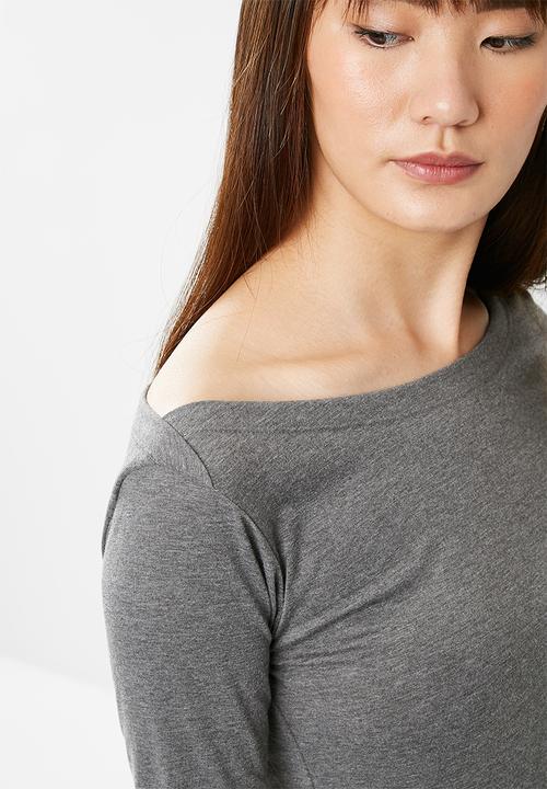 Cotton On - Everyday 3/4 sleeve boat neck top