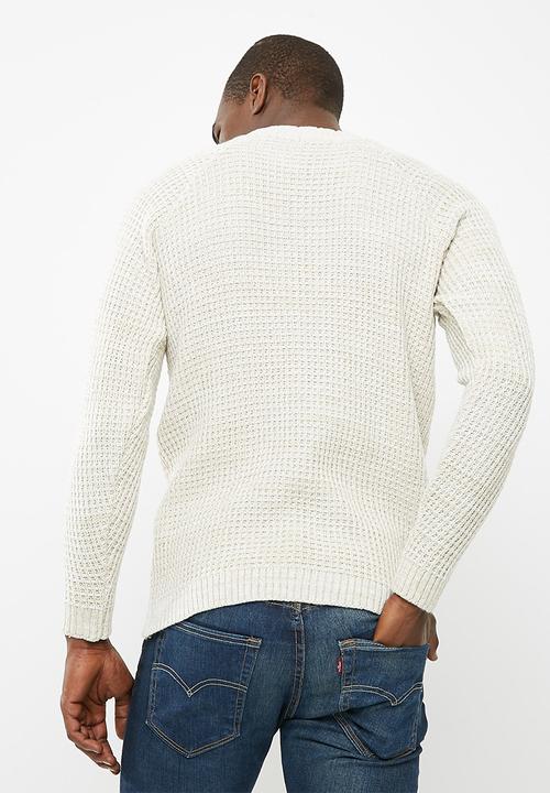 basicthread - Raglan textured knit