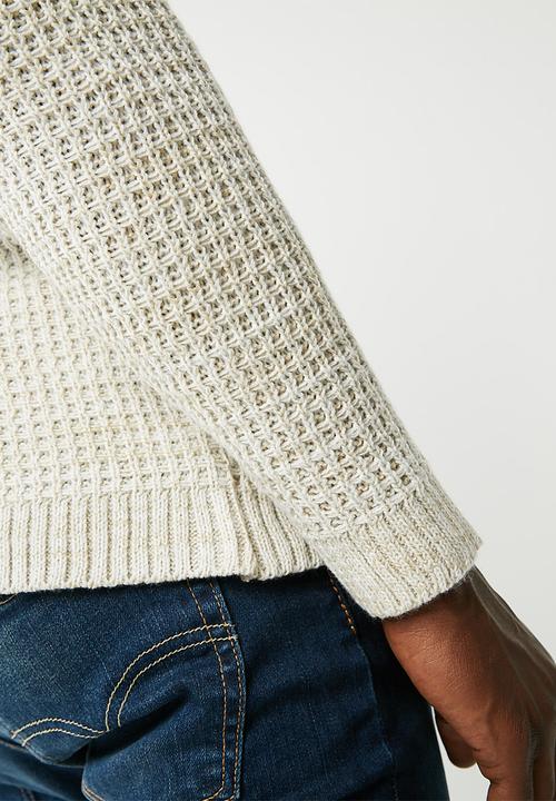 basicthread - Raglan textured knit