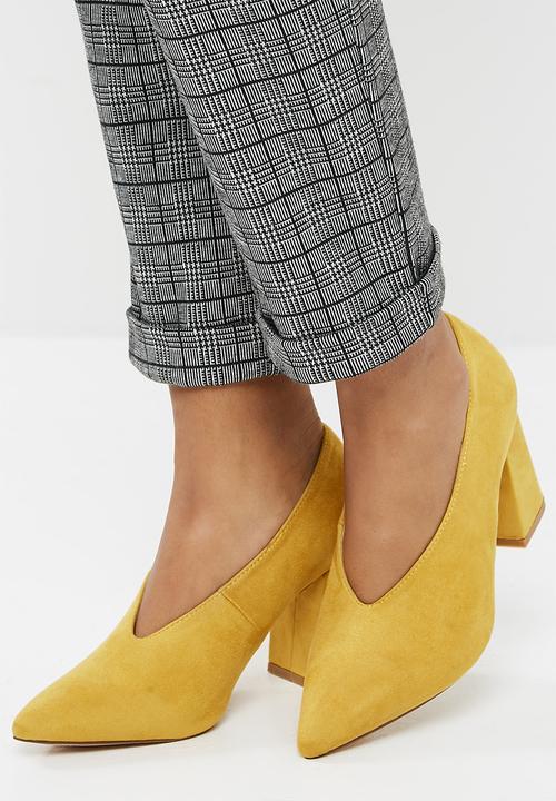 Public Desire - Spy pointy block heel