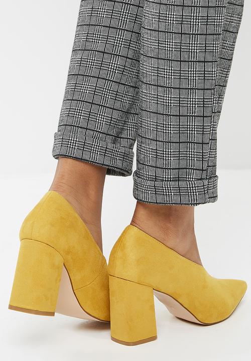 Public Desire - Spy pointy block heel