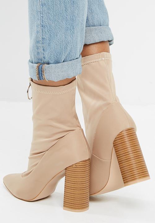 Public Desire - Sceptic zip front ankle boot