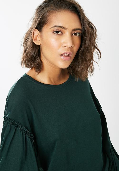 New Look - Flare sleeve frill top