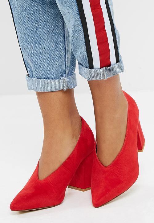Public Desire - Spy pointy block heel