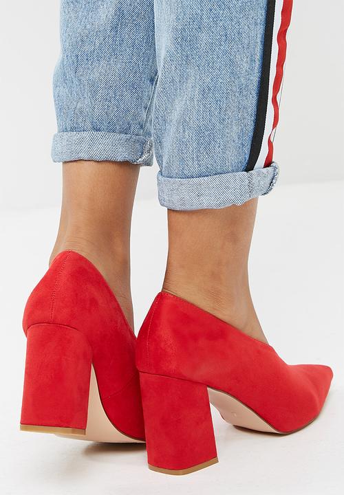 Public Desire - Spy pointy block heel