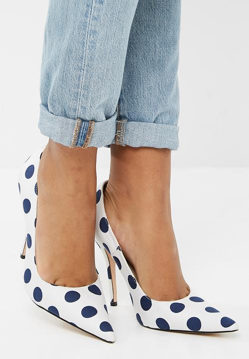 Tease stiletto court heel - Polka dot 