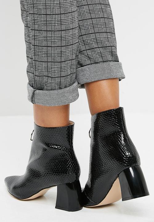 Public Desire - Instinct patent zip boot