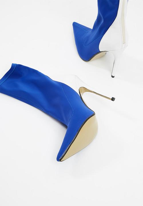 Public Desire - Staple patent stiletto heel boot