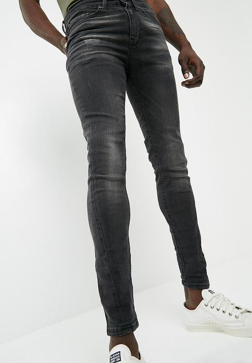 New Look - Washed twisted seam skinny jeans