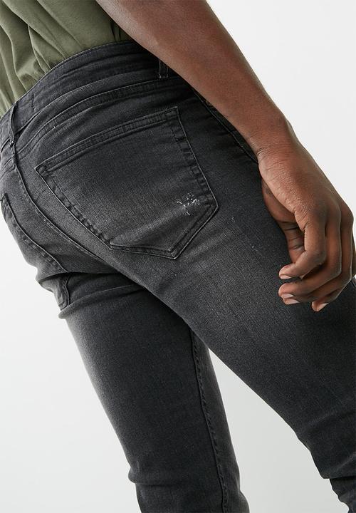 New Look - Washed twisted seam skinny jeans