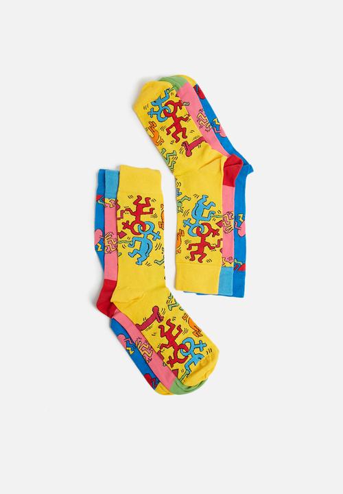 Happy Socks - Keith Haring socks box set