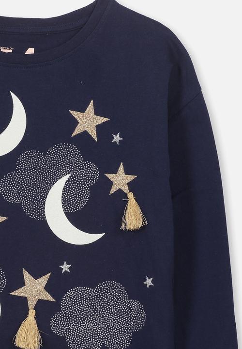 Cotton On - Kids Anna long sleeve drop shoulder split hem