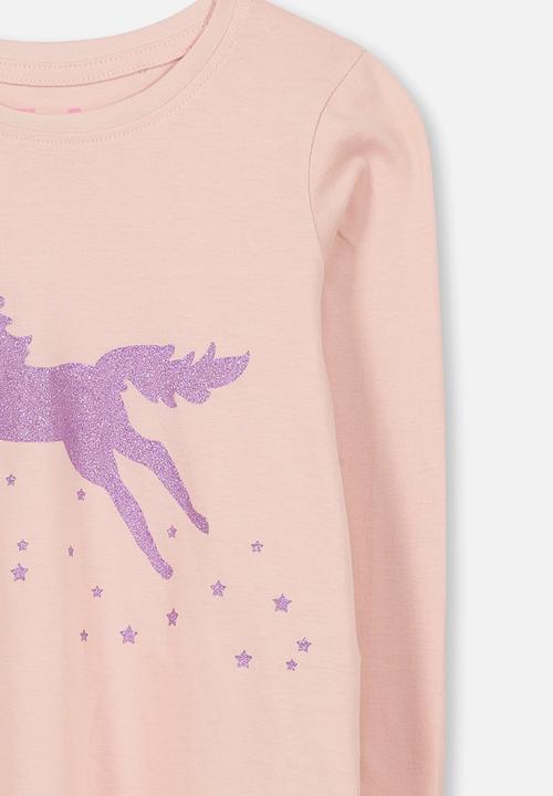 Cotton On - Kids Penelope long sleeve curved hem