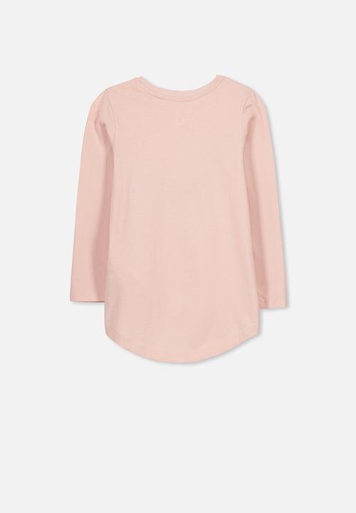 Cotton On - Kids Penelope long sleeve curved hem