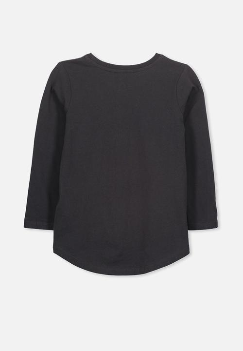 Cotton On - Kids Penelope long sleeve curved hem
