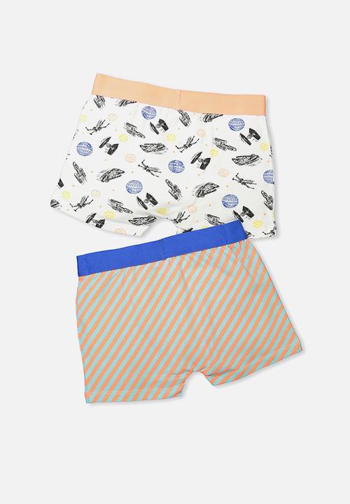 Cotton On - Kids boys 2pk licence trunks