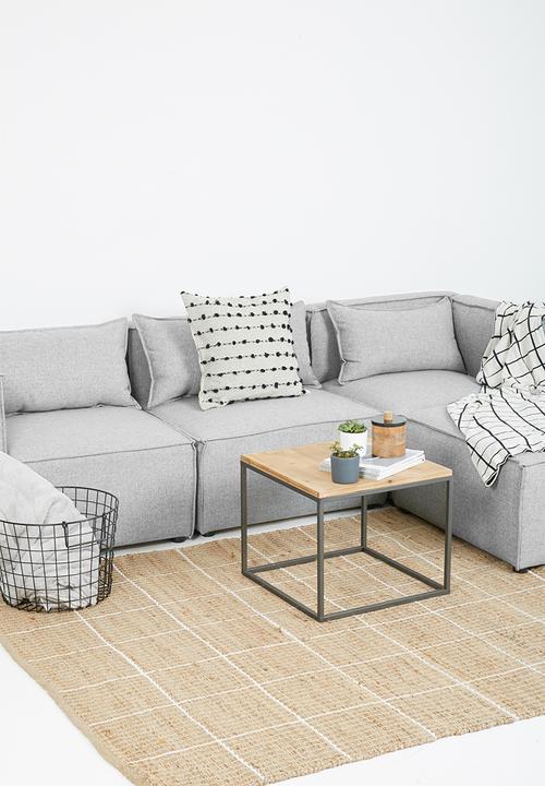 Sixth Floor - Modular corner unit - grey