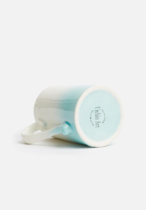 Urchin Art - Pastel pop milk jug & sugar bowl set