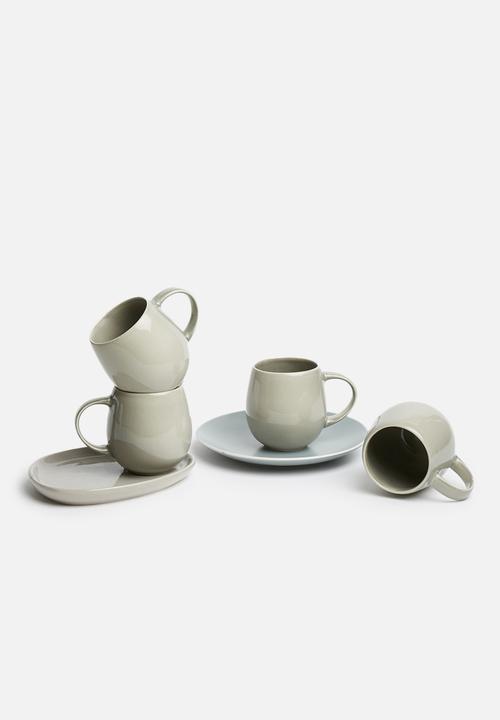 Urchin Art - Bubble mug set of 4