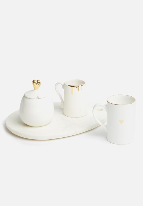 Urchin Art - Glow milk jug & sugar bowl set