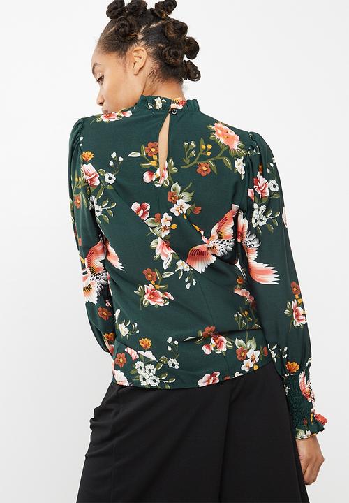 dailyfriday - Blouse with pie crust neckline