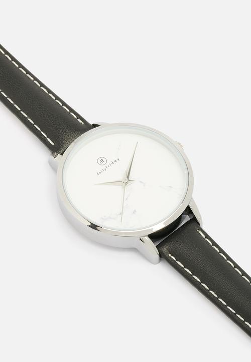 dailyfriday - Lindsay marbled face leather watch