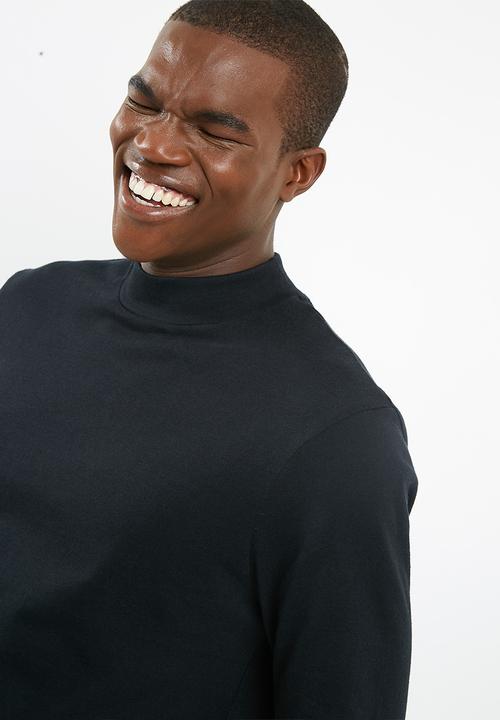 basicthread - Plain high neck tee
