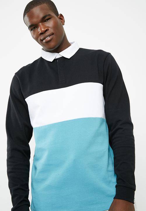 basicthread - Colour blocked rugby jersey