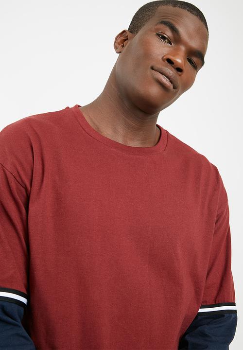 basicthread - Taped oversized tee