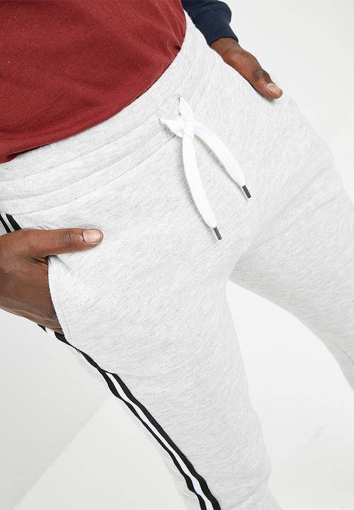 basicthread - Slim taped sweatpants