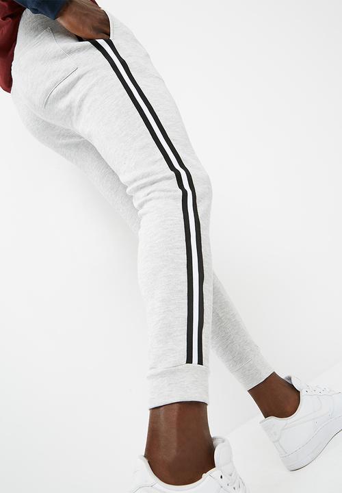 basicthread - Slim taped sweatpants