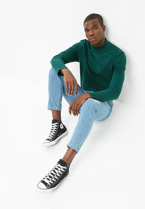 basicthread - Plain high neck tee